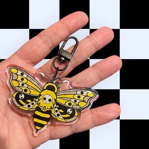 Death's Head Moth Keychain 