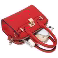 Image 5 of Padlock top handle Satchel
