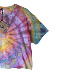 Image 3 of S Crop Tee in Muted 90's Spiral Ice Dye