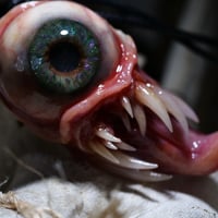 Image 10 of Twisted tongue pendant, OOAK Green Glow