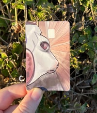 Image 1 of Gold ship CREDIT CARD Sticker