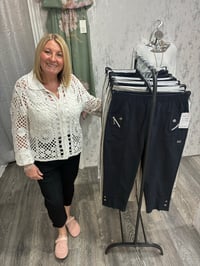 Image 1 of Cherry Berry 3/4 Trouser 