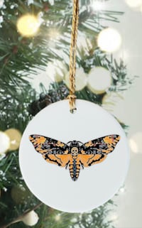 Image 5 of Hawk-moths Christmas Bauble/Keepsake