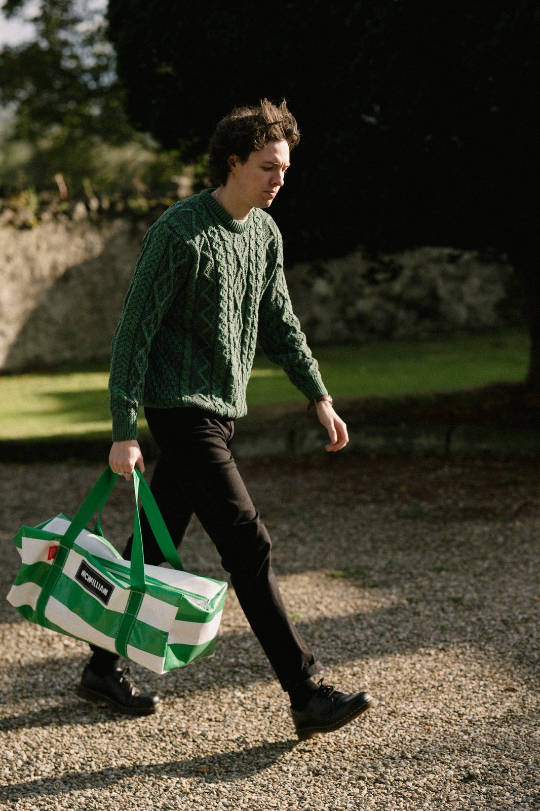 McWilliams Bags Made in Ireland Bramble Green Knitwear