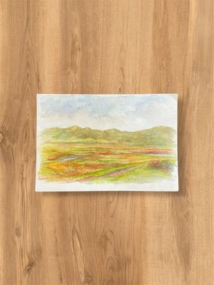 Image of VINTAGE DUTCH WATERCOLOR: PATHS & ROADS #1