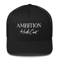 Image 3 of Ambition Embroidered Trucker Cap with mesh back