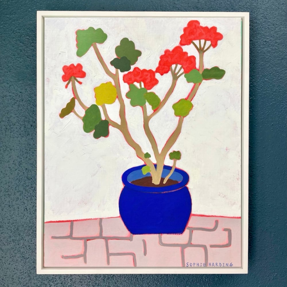 Image of Geraniums on a Hot Afternoon 