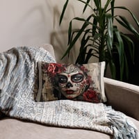 Image 5 of Sugar skull 1 Basic Pillow