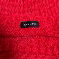 Image 3 of Peace Know red mohair knit