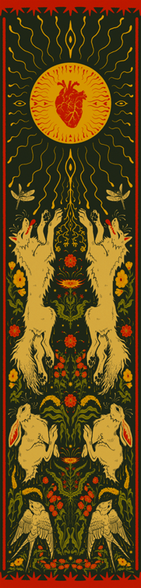 Image 13 of Love & Warmth Wall Scroll Woven Tapestry 