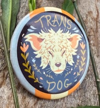 Image 3 of Trans Dog Button