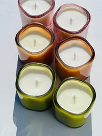 Image 1 of CUBIC CANDLES - AMBER | GREEN | PINK