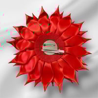 Image 5 of Delta Sigma Theta Symbol Flower Petal Brooches