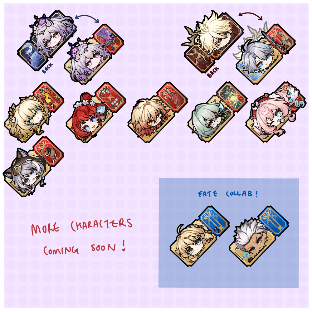 Image of HSR Charms 3 (Pre-orders Open)