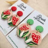 Mushroom Drop Earrings