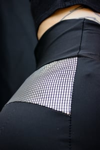 Image 1 of YARA shorts, silver detailed 