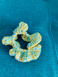 Image 4 of Handmade Trio of Crochet Hairbands in Pastel