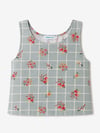Floral & Grid Tank with free post sizes 8-20