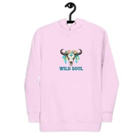 Image 15 of Unisex Hoodie, Wild Soul Longhorn Skull hoodie