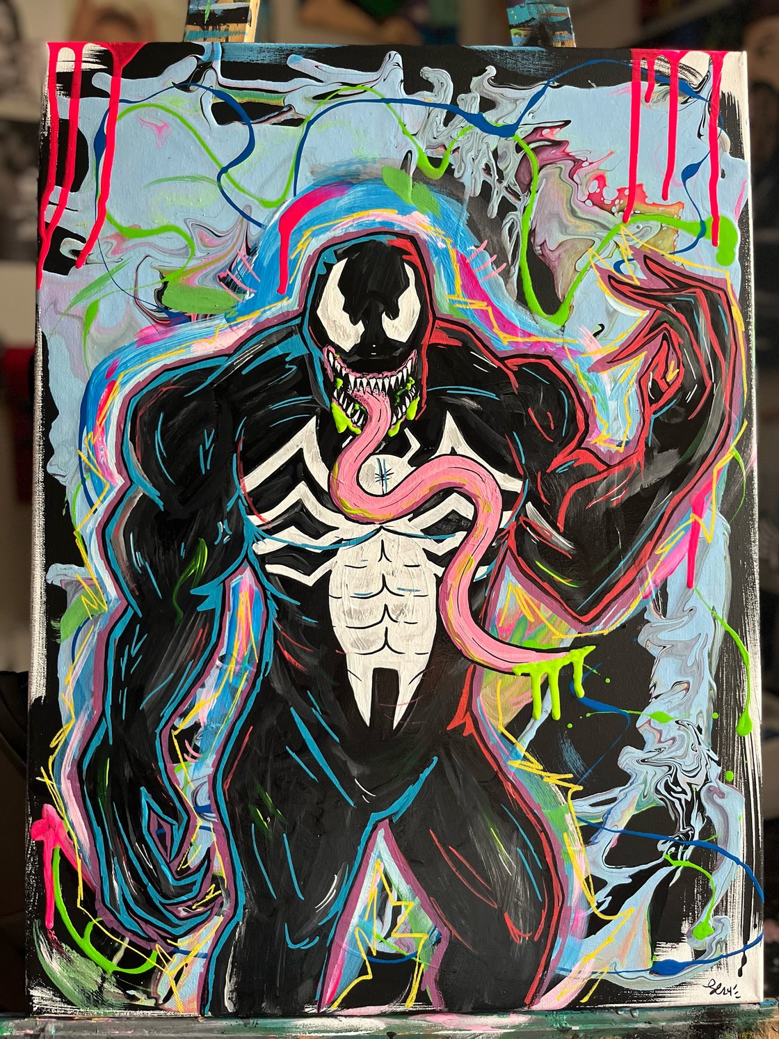 Image of Venom painting 🕸️