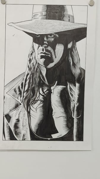 Image of Ink drawing by Joseph Silver - Renegade