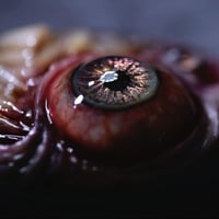 Image 18 of Custom Swappable Phone Grip for smartphones, reflective pupil, glow in the dark. Madballz