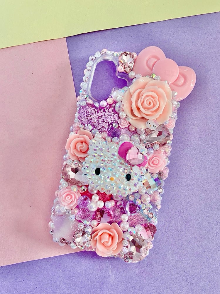 bling kawaii kitty phonecase PM3