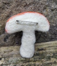 Image 5 of Felted Toadstool Brooch 