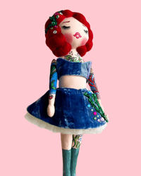 Image 5 of RESERVED FOR ALLISON MEDIUM ART DOLL