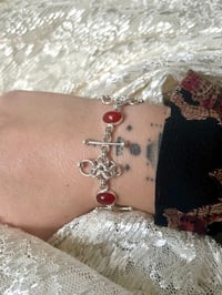 Image 3 of Charm Link Bracelet OOAK