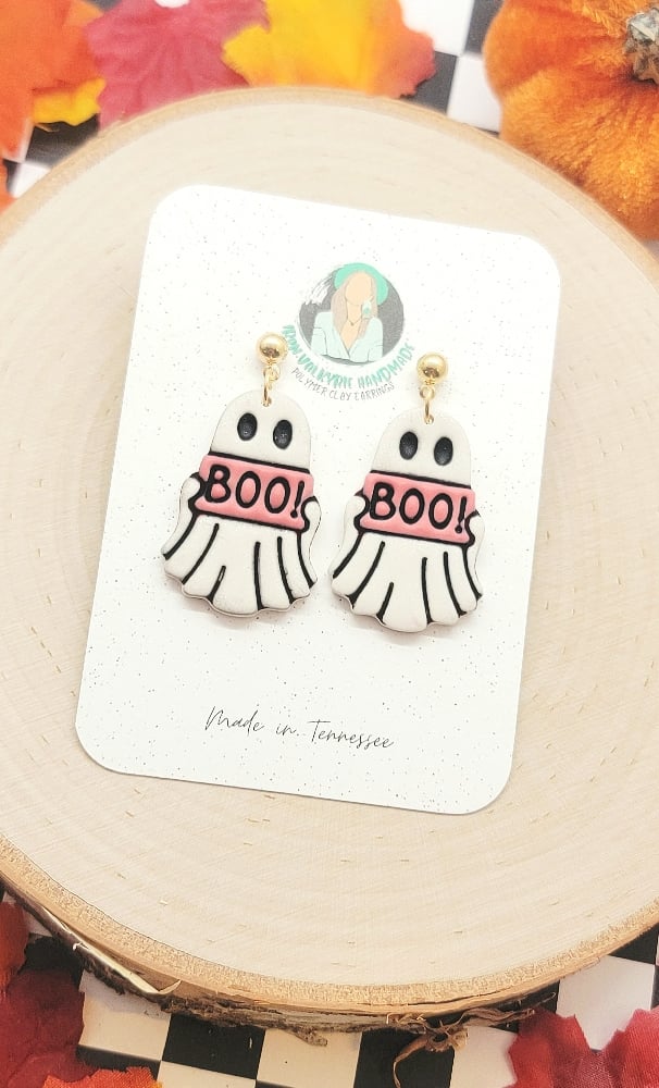 Image of BOO Ghost Earrings