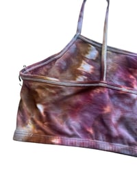 Image 7 of XL/XXL (42) Bralette in Warm Dark Agate Ice Dye