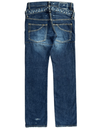 Image 2 of Cabane de Zucca Double Waist Hidden Studs Denim - 31
