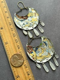Image 5 of Pale tin earrings