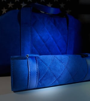 Image of Nogaro blue akantara duffle and tool roll