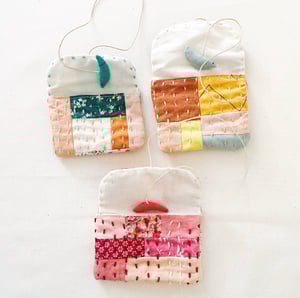 Image of Scrap patchwork pouches 🕊️