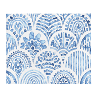 Image 2 of Blue viajera Throw Blanket