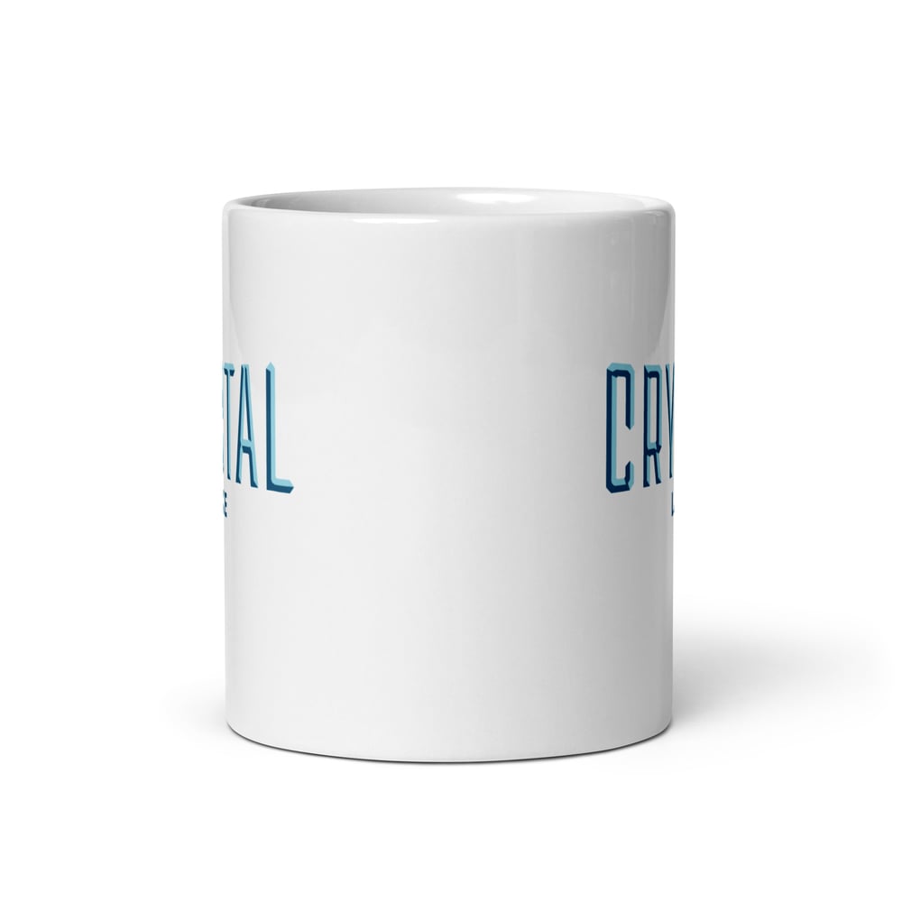 Crystal Lake White glossy mug