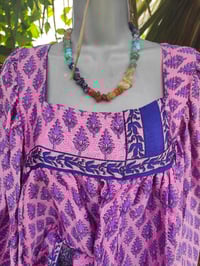 Image 11 of Gypset smock top Pink and blue