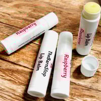 Image 3 of Natural Handmade Lip Balm | Raspberry Lip Balm | Shea Butter Lip Balm | Homemade Chapstick