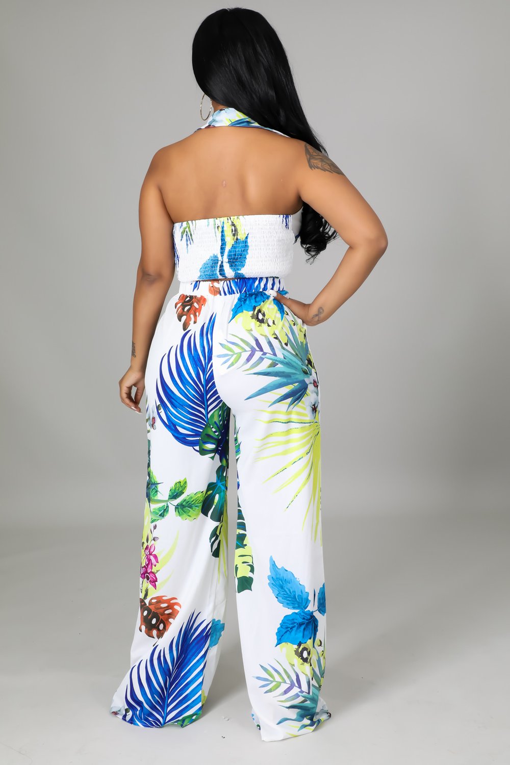 Image of Tropical Beach Pant Set