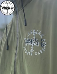 Image 3 of Eucalyptus dusk -  hooded waterproof  jacket 