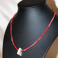 Image 2 of Red coral choker