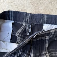 Image 3 of (35) Y2k black zoo York plaid shorts