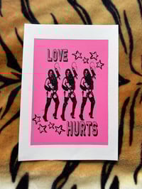 Image 2 of Love Hurts - A4 Screen Print
