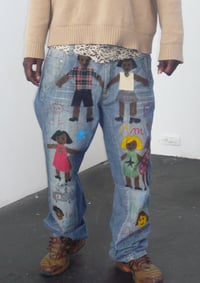 Image 4 of JEAN " MONSIEUR & MADAME" TISSU PATCH 🧵