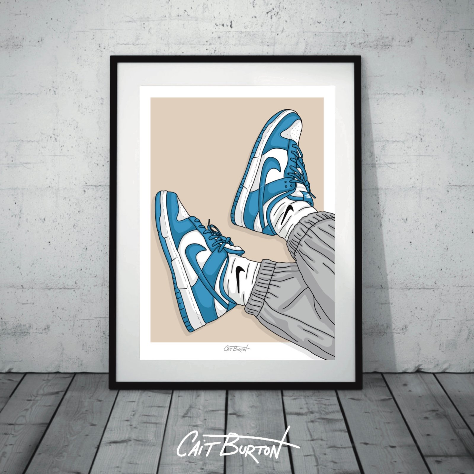 Nike Dunk Unc uni Blue A3 createdbycait