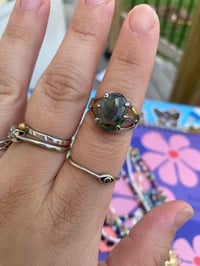 Image 2 of Moss Agate ring #1