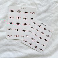 Image 3 of Rainbow blob emote stickers