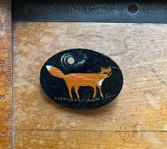 Image of Little fox brooch 